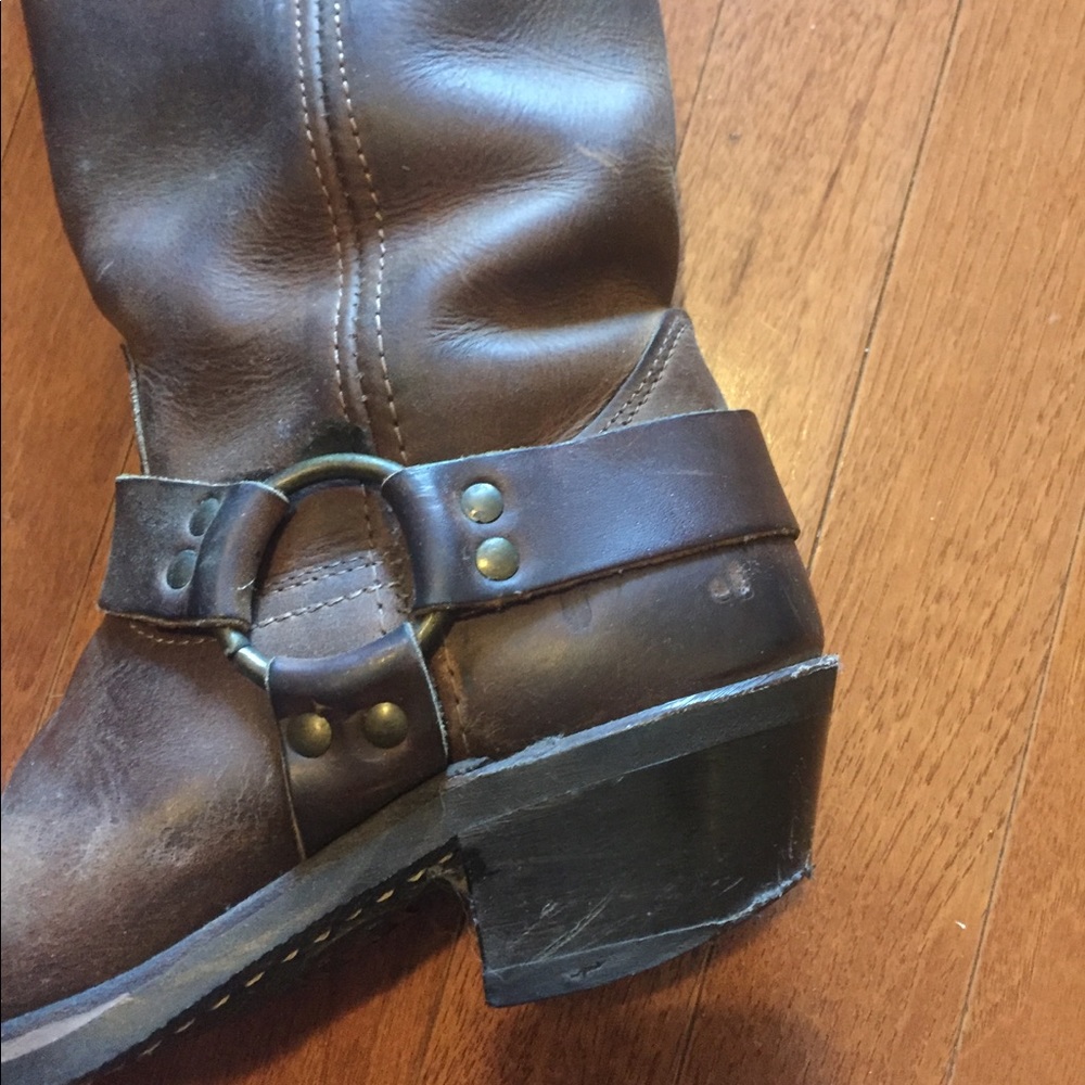 SOLD! Frye boots, Harness 12R, tan, size 7M - Picture 8 of 8
